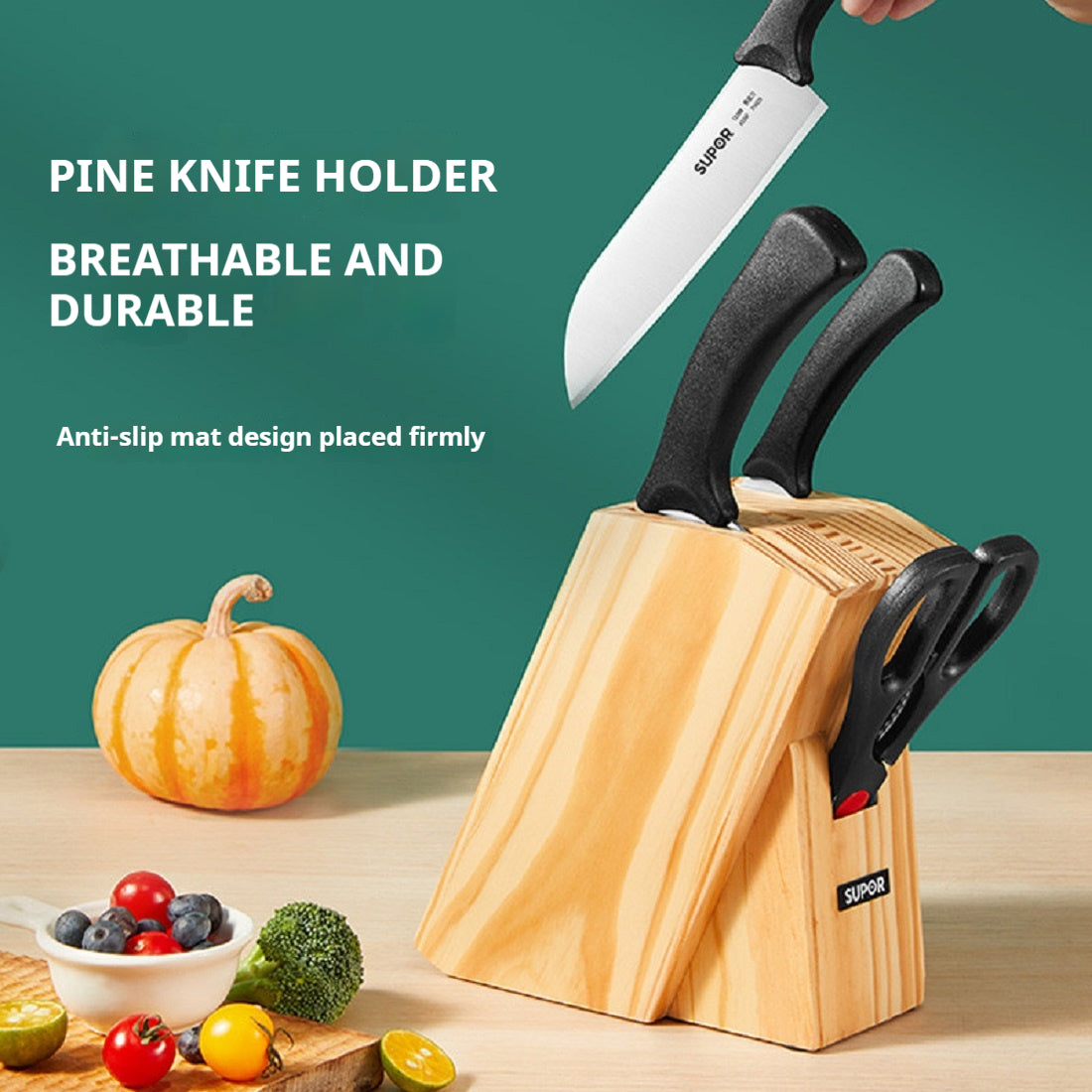 SUPOR Knife Set 刀具5件套（北美仓直发）