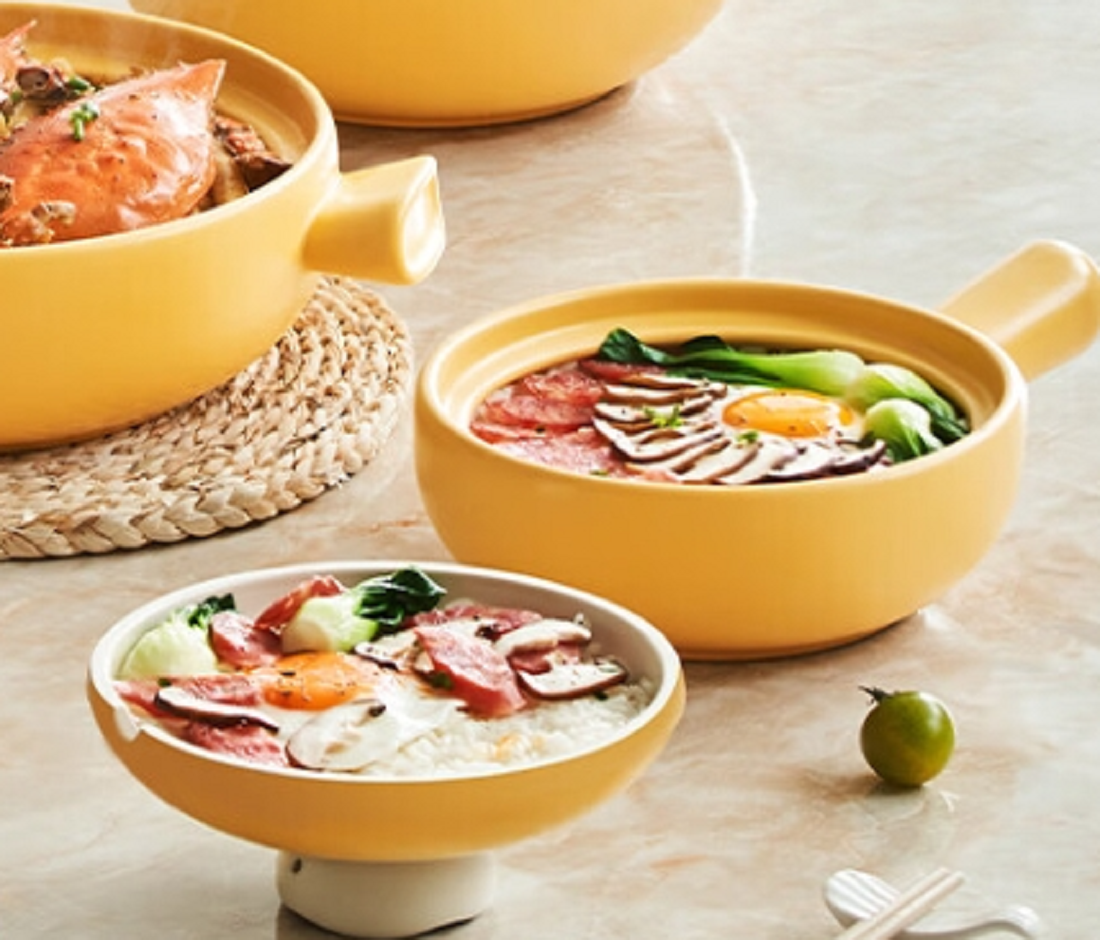 SUPOR  Household Casserole Soup Pot 砂锅煲（0.8L北美仓直发）